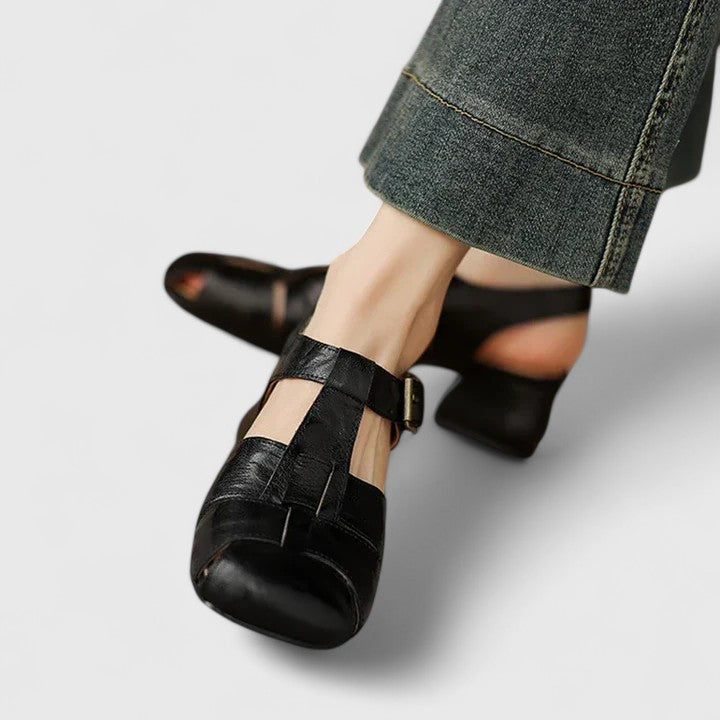 Women's Elegant Sandals with Square Toe for Day-to-Night