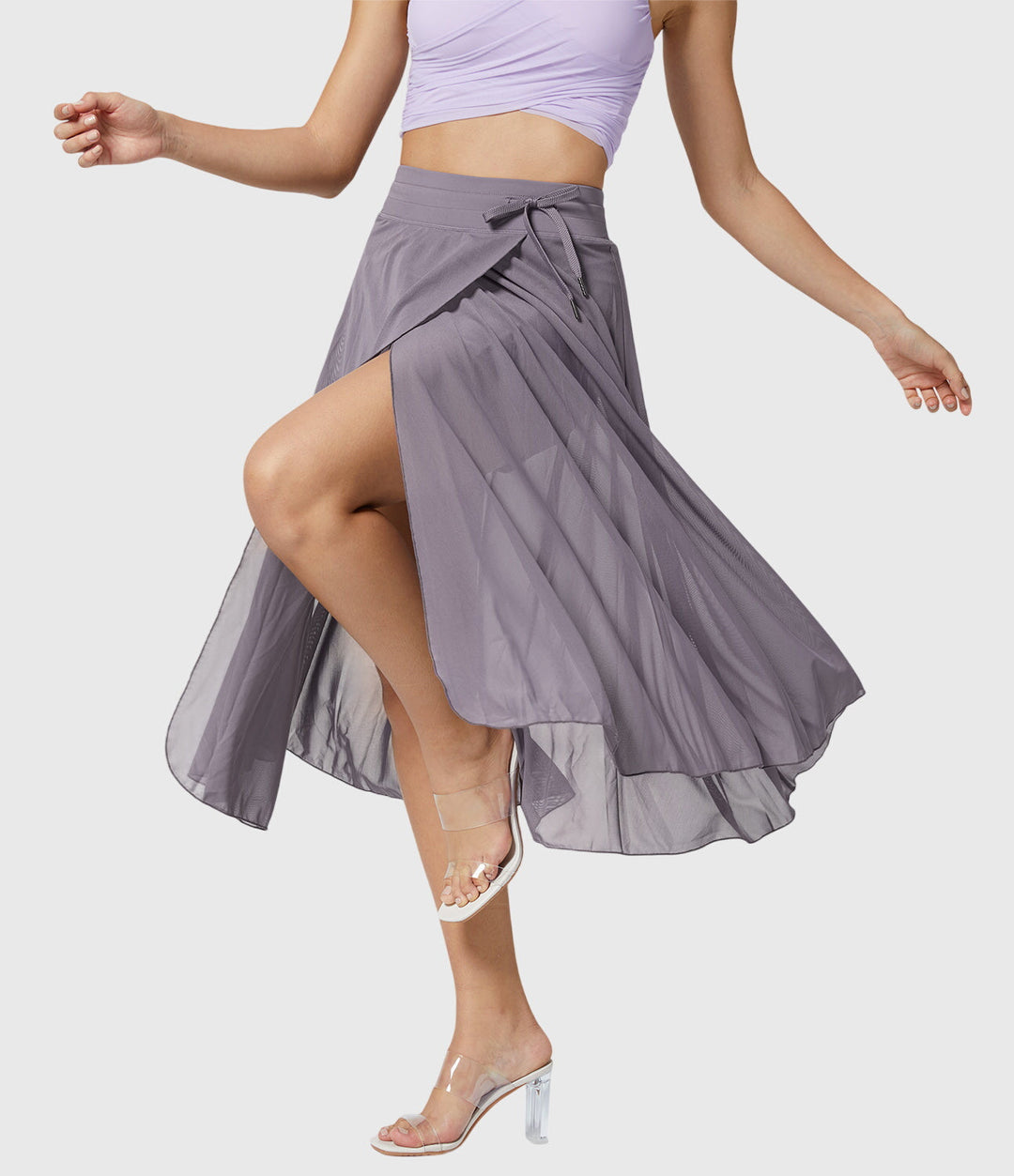 Women's Elegant Skirt with Fluid Drape for Day-to-Night
