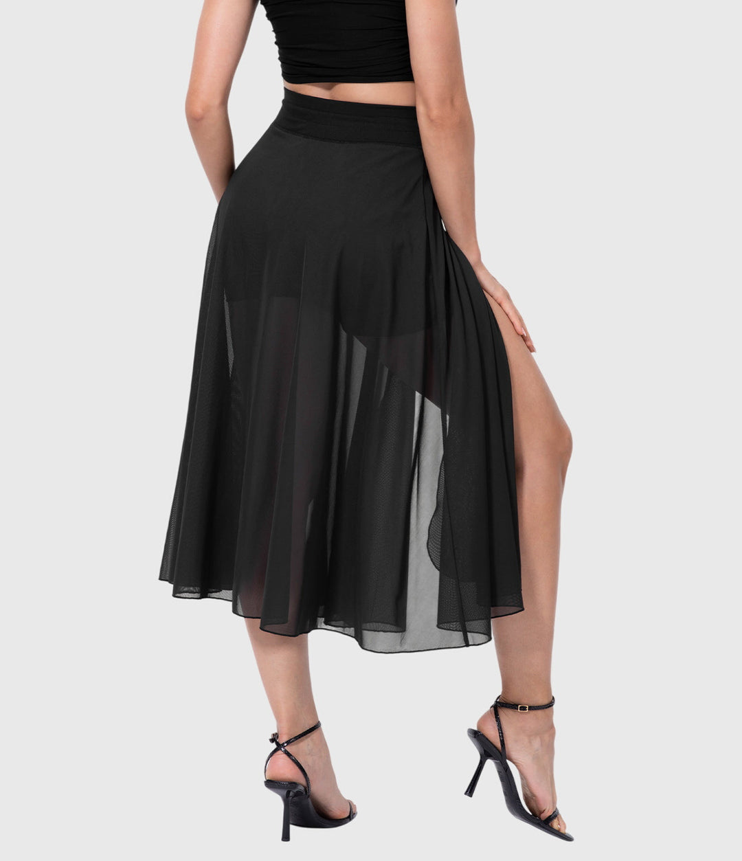 Women's Elegant Skirt with Fluid Drape for Day-to-Night