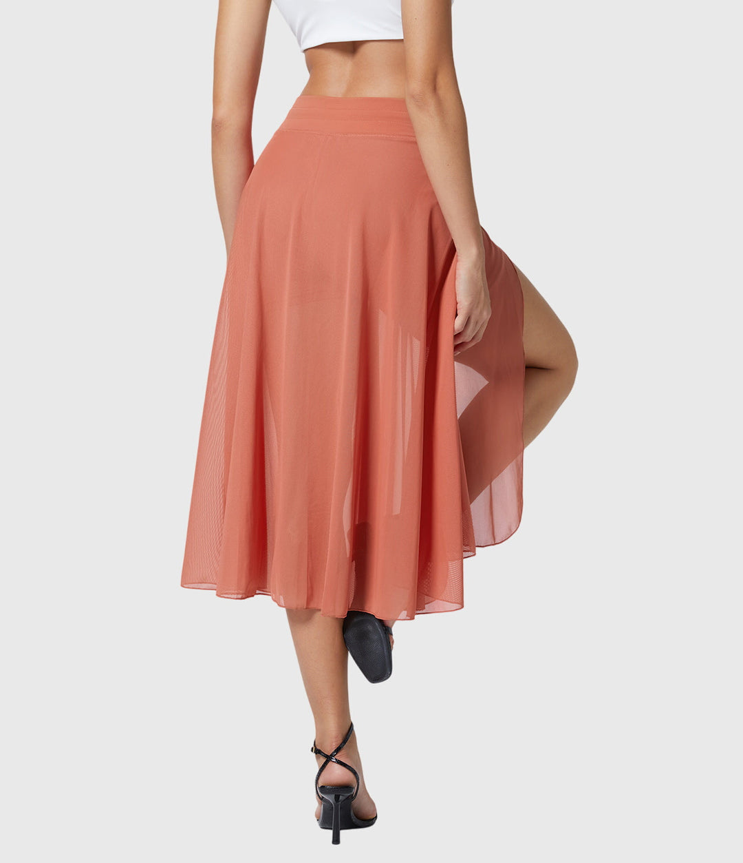 Women's Elegant Skirt with Fluid Drape for Day-to-Night