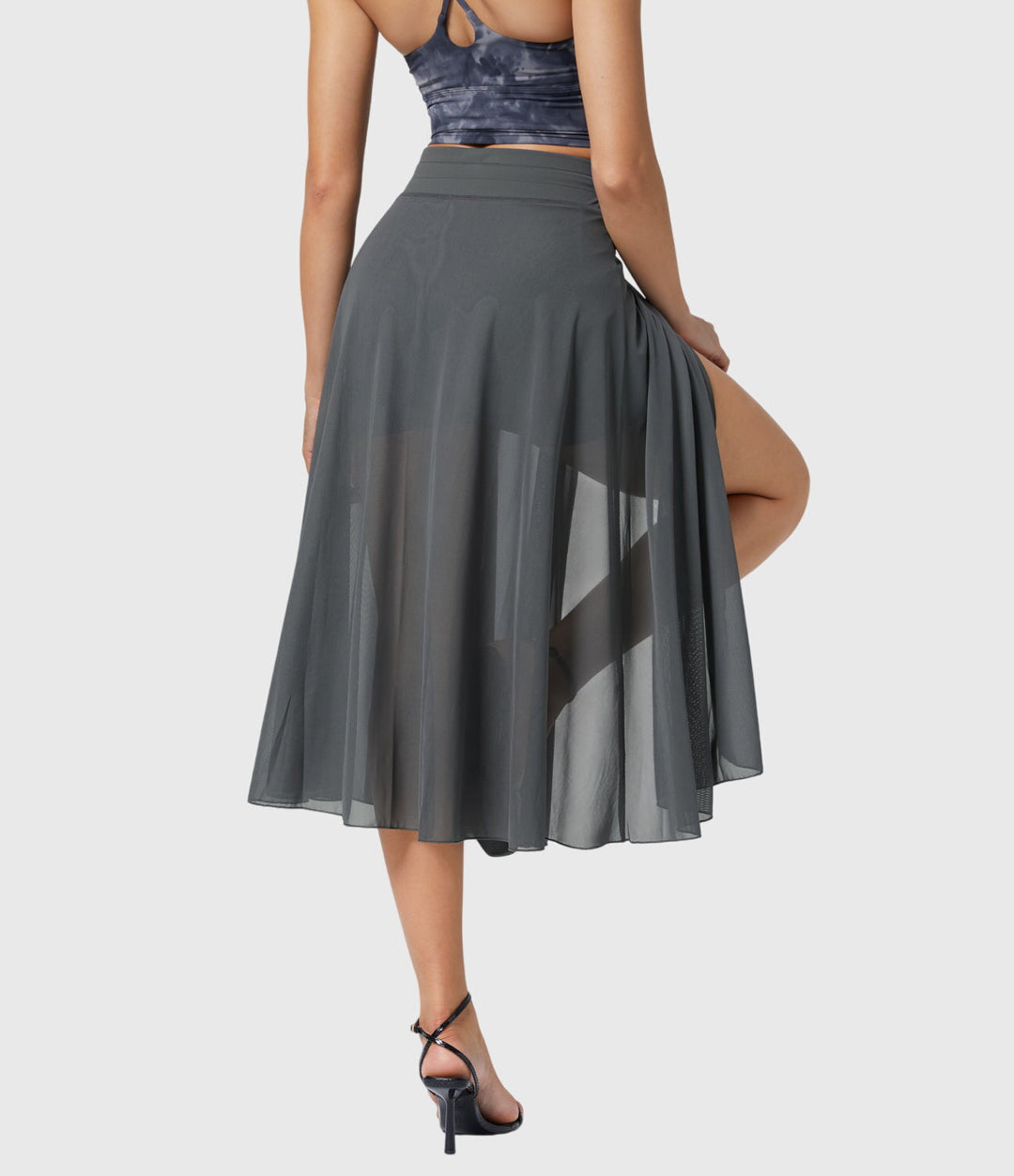 Women's Elegant Skirt with Fluid Drape for Day-to-Night