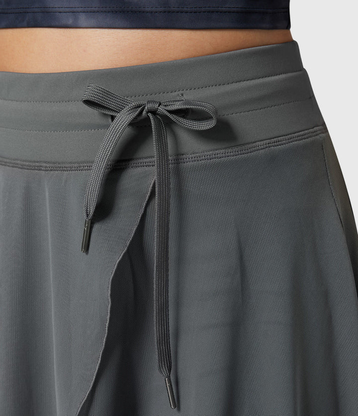 Women's Elegant Skirt with Fluid Drape for Day-to-Night