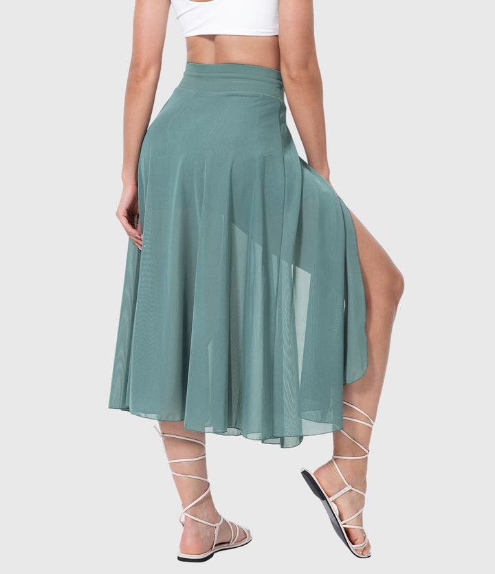 Women's Elegant Skirt with Fluid Drape for Day-to-Night