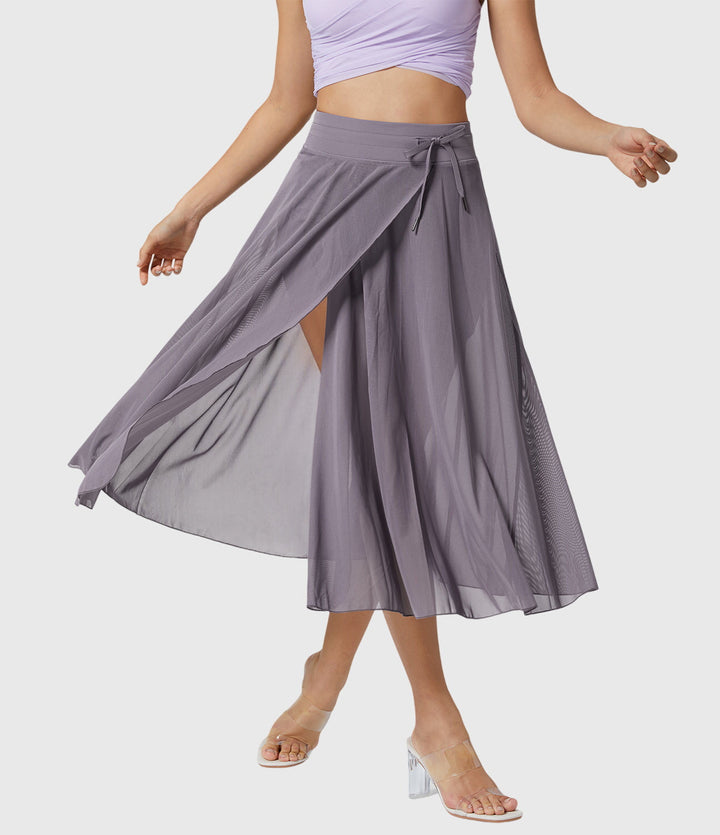 Women's Elegant Skirt with Fluid Drape for Day-to-Night