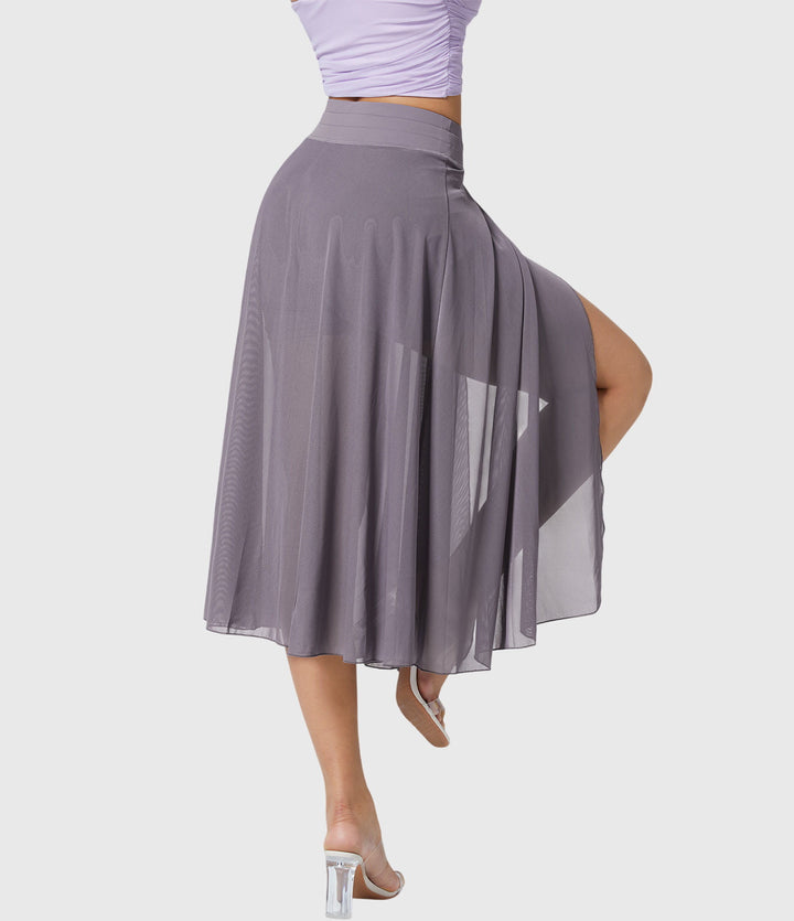 Women's Elegant Skirt with Fluid Drape for Day-to-Night