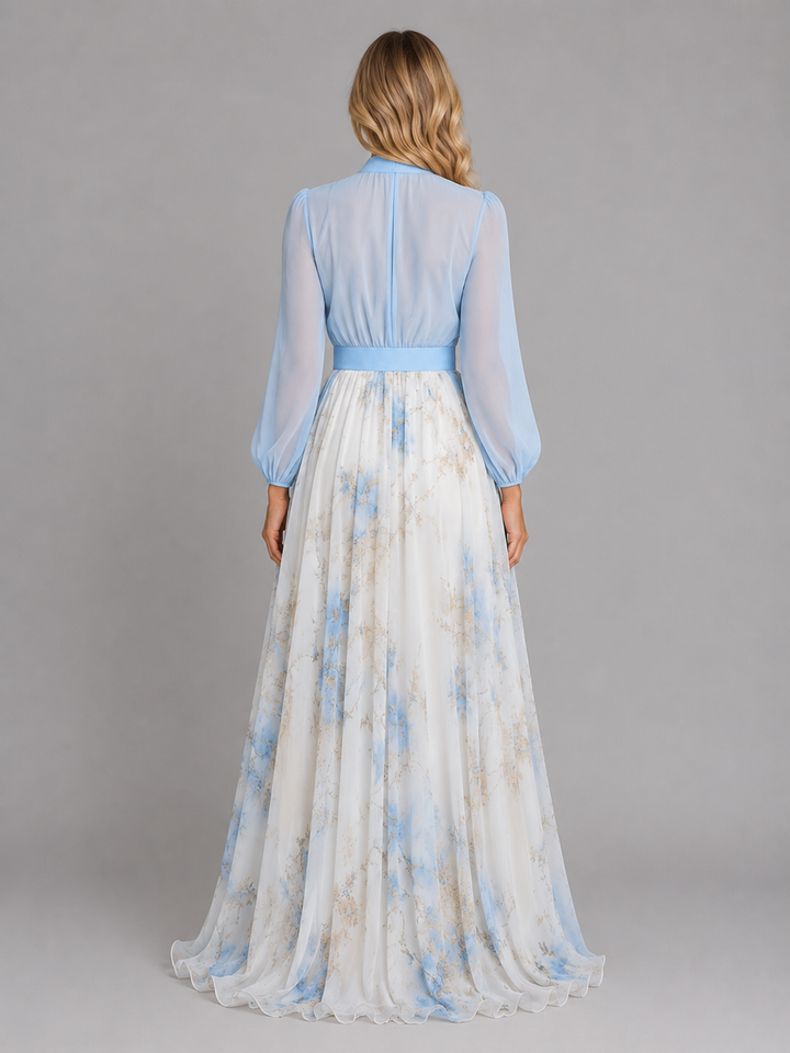 Women’s Floral Maxi Dress with Flowing Silhouette