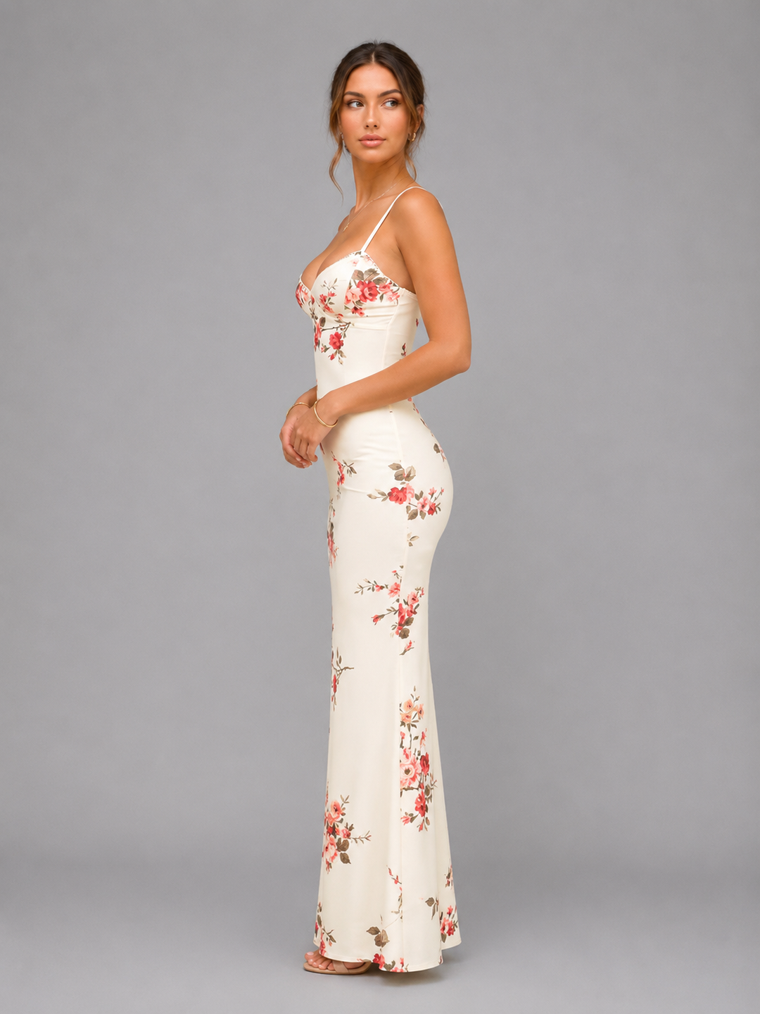 Women’s Floral Maxi Dress with Flowing Silhouette