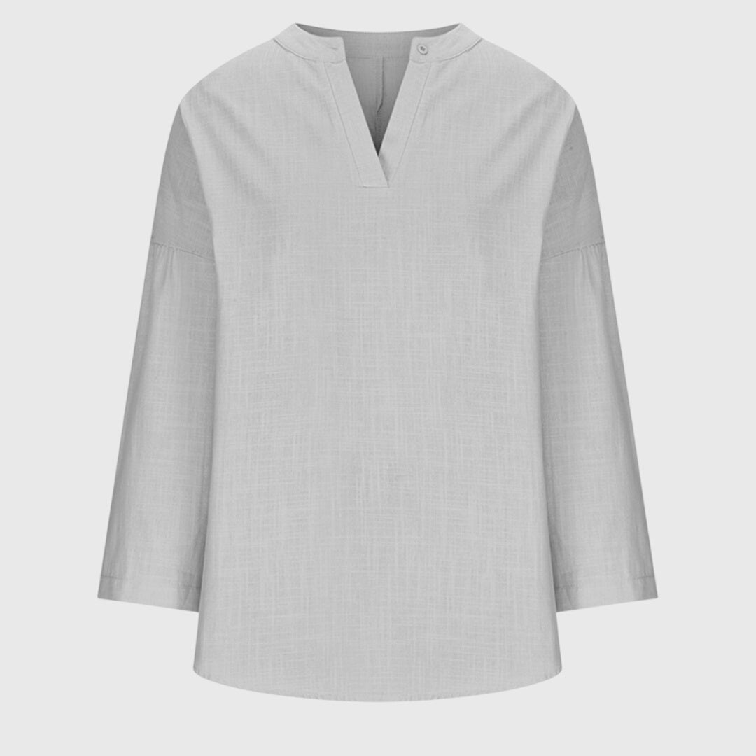 Women's Flowy Beach Shirt with Relaxed Fit for Beach Days