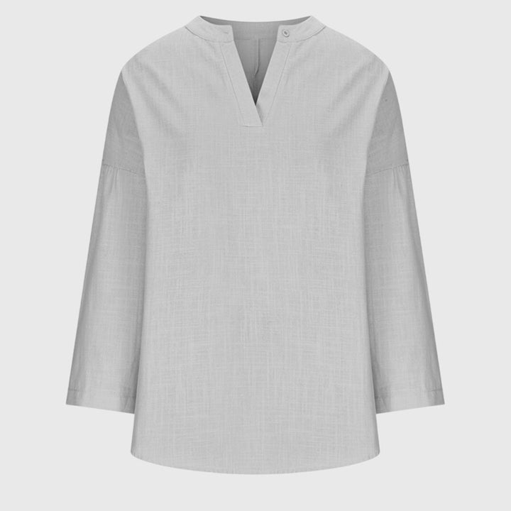 Women's Flowy Beach Shirt with Relaxed Fit for Beach Days