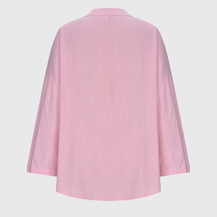 Women's Flowy Beach Shirt with Relaxed Fit for Beach Days