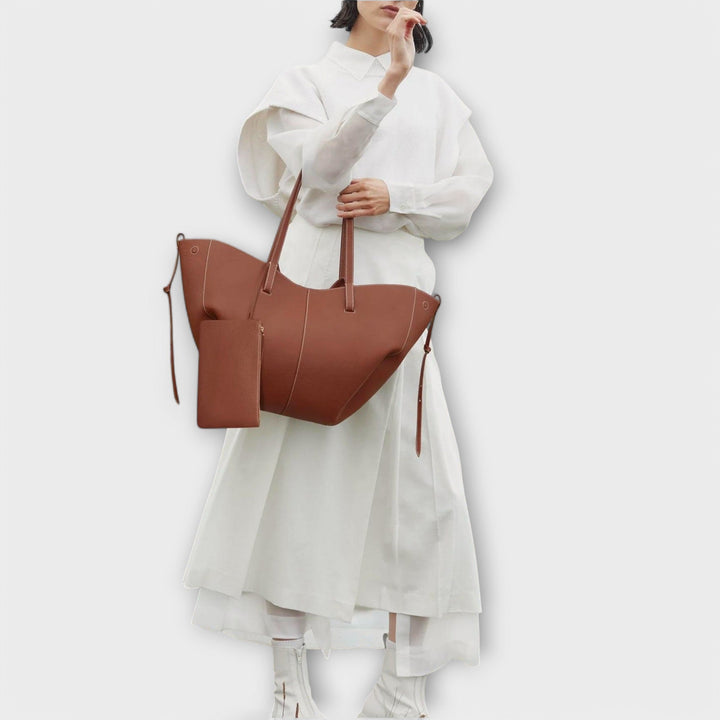 Women's Handbag with Soft Leather Look for Everyday Use