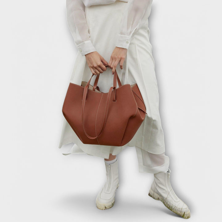 Women's Handbag with Soft Leather Look for Everyday Use