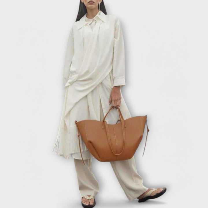 Women's Handbag with Soft Leather Look for Everyday Use