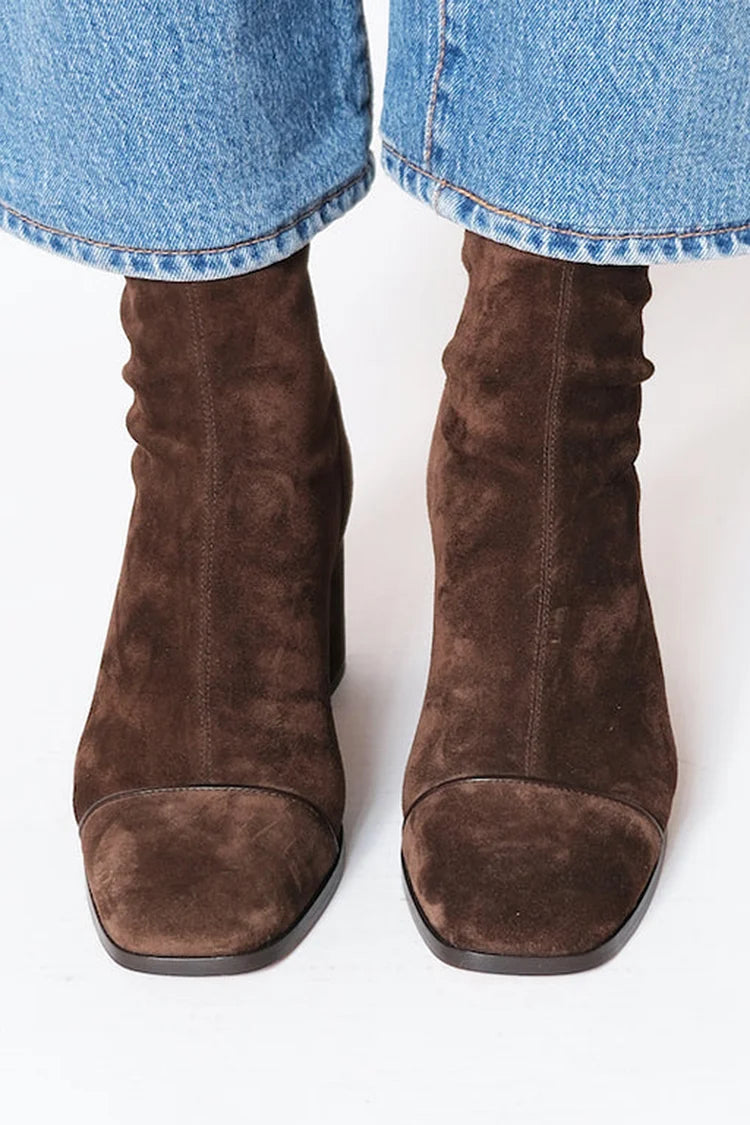 Women’s Heeled Ankle Boots with Block Heel