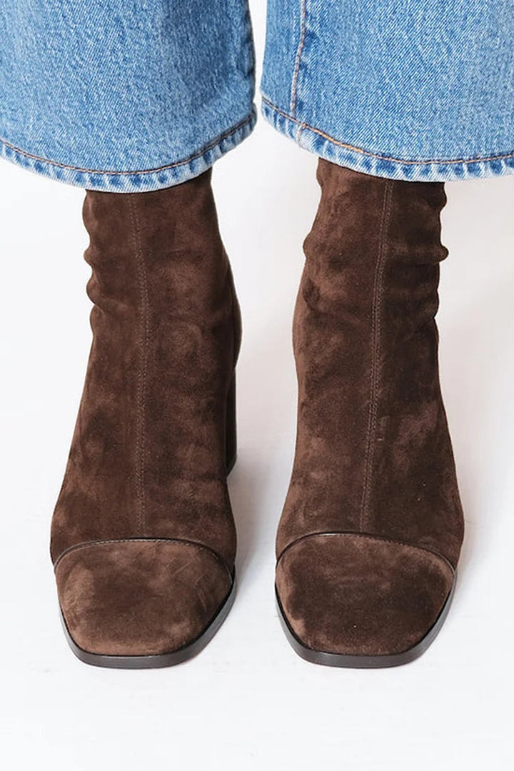 Women’s Heeled Ankle Boots with Block Heel