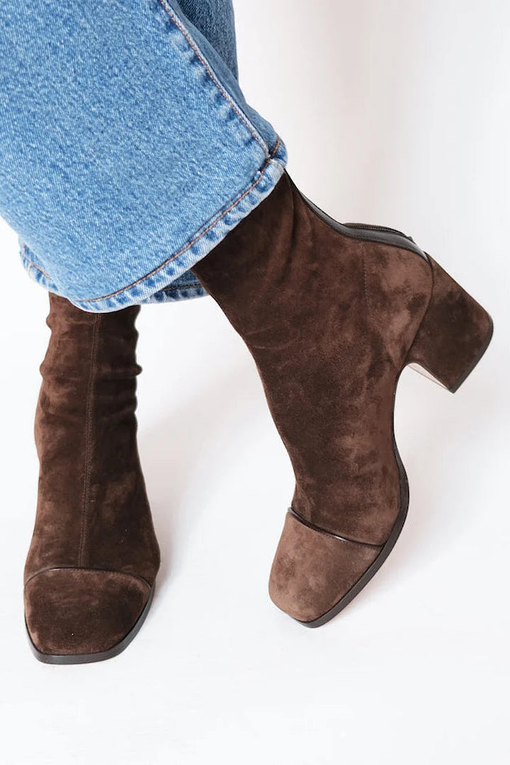 Women’s Heeled Ankle Boots with Block Heel