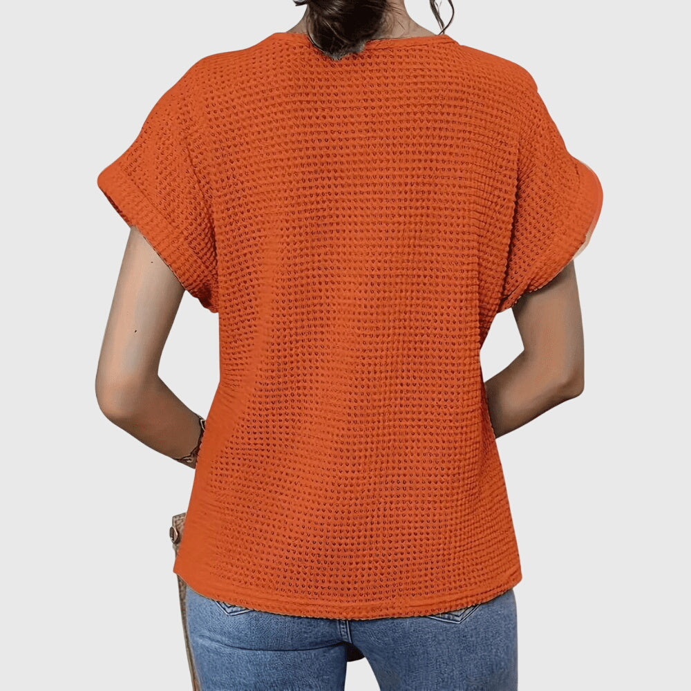 Women's Ibiza Style Blouse with Lace Detailing for Daywear