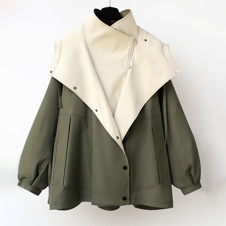 Women's Jacket with Adjustable Waist for All-Weather Style