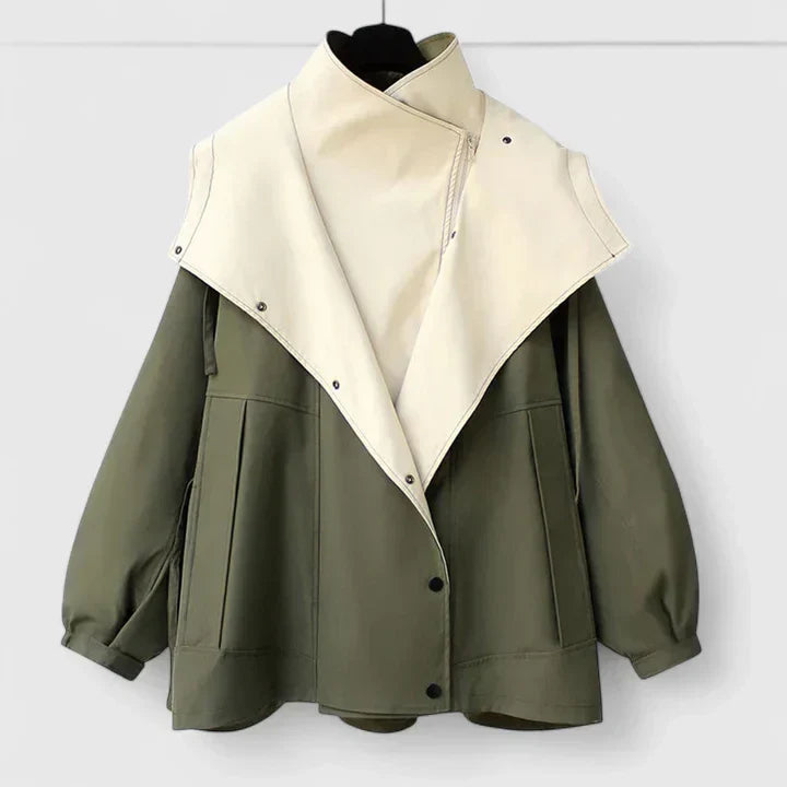 Women's Jacket with Adjustable Waist for All-Weather Style
