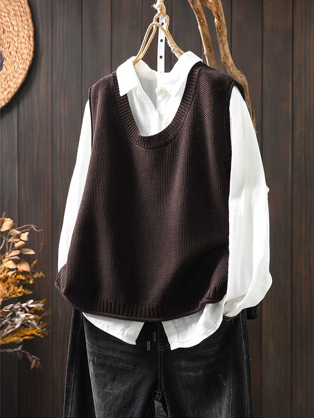 Women's Knit Cardigan with Relaxed Fit for Workdays