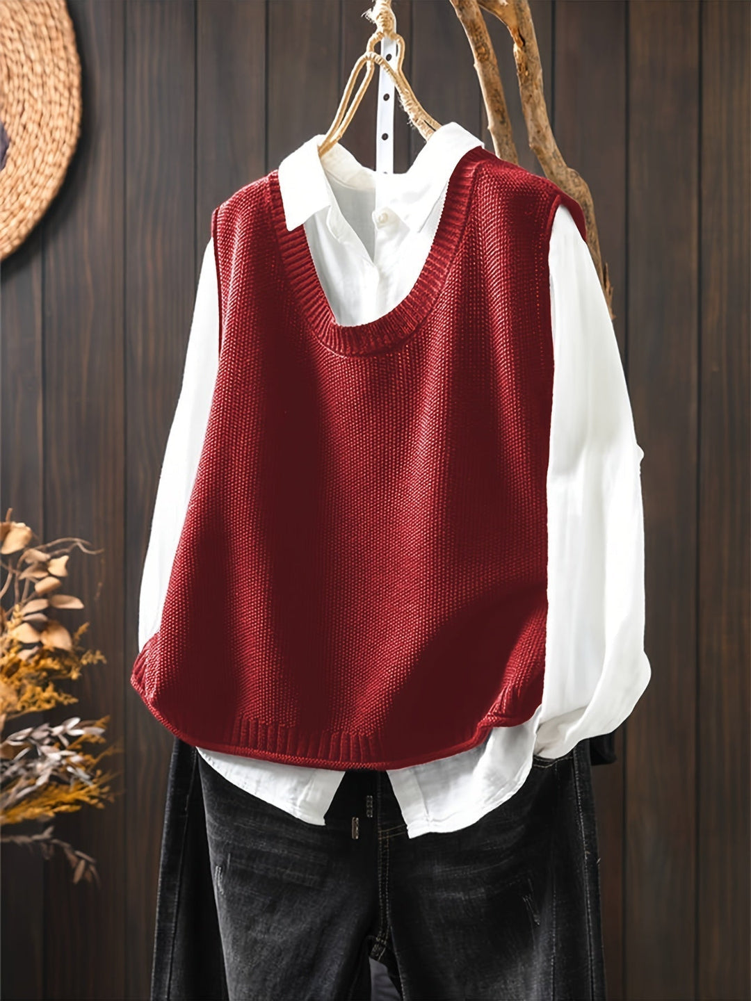 Women's Knit Cardigan with Relaxed Fit for Workdays