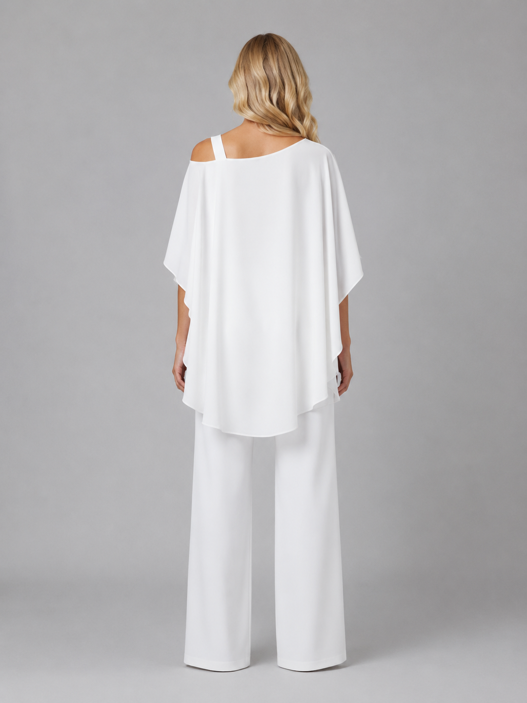Women’s Layered Two-Piece Set with Flowing Overlay