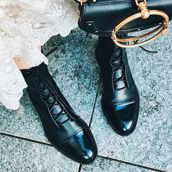 Women's Leather Boots with premium leather for office wear