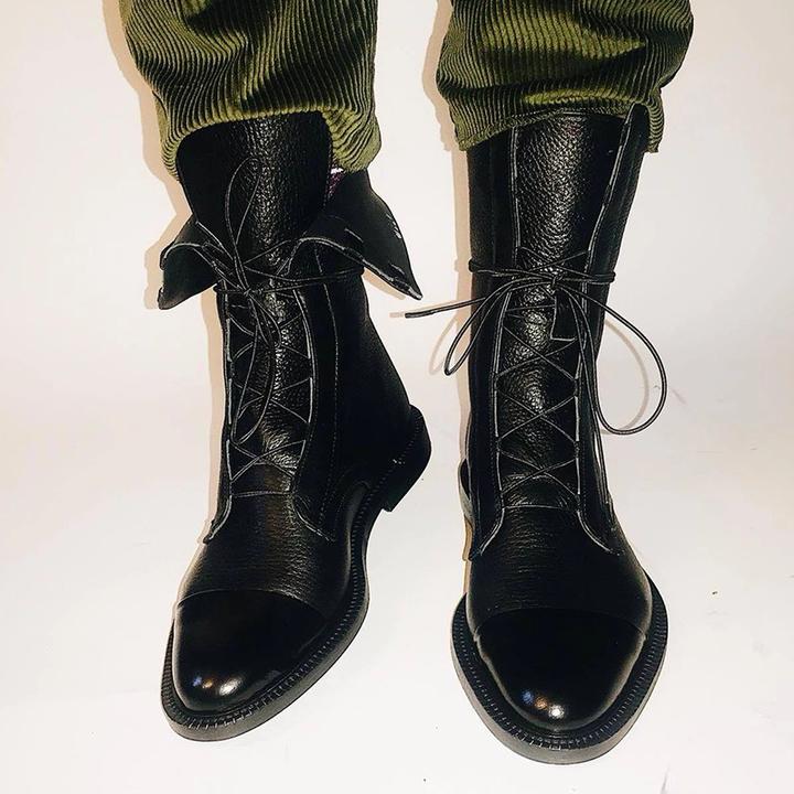 Women's Leather Boots with premium leather for office wear