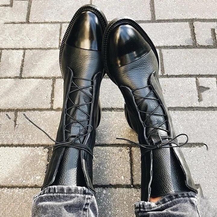 Women's Leather Boots with premium leather for office wear