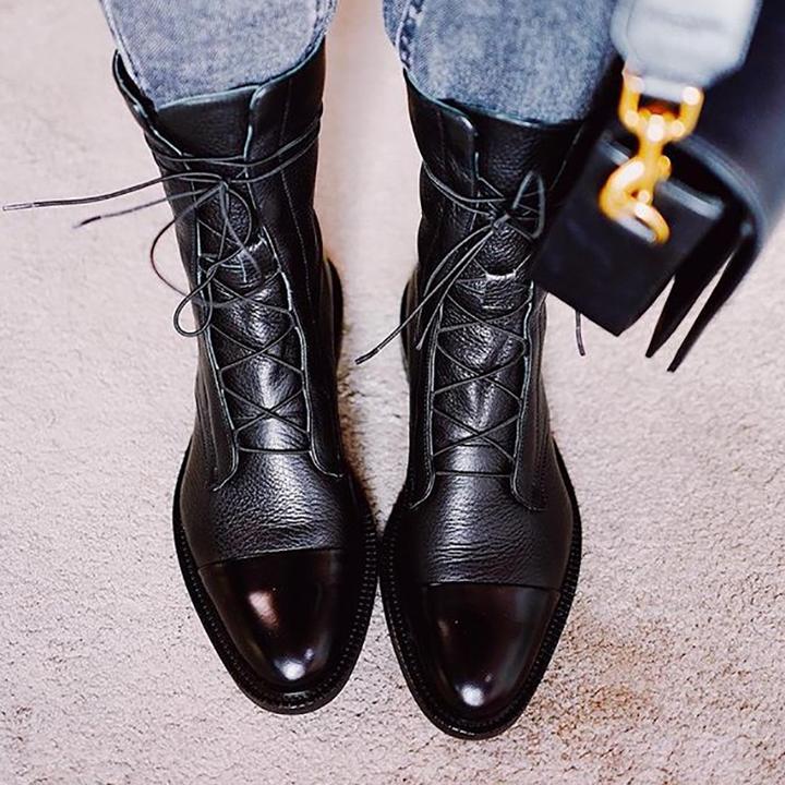 Women's Leather Boots with premium leather for office wear