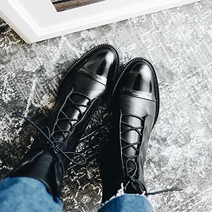 Women's Leather Boots with premium leather for office wear