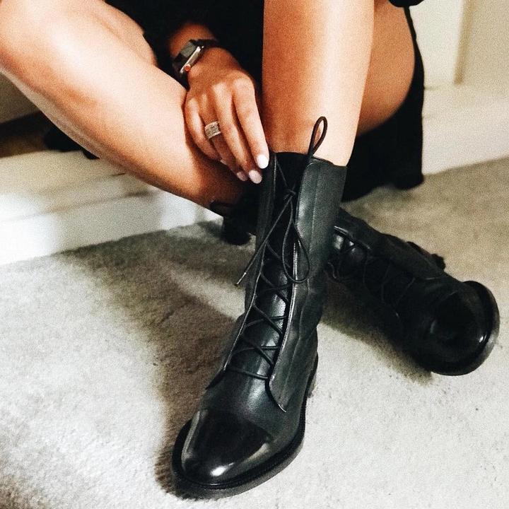Women's Leather Boots with premium leather for office wear