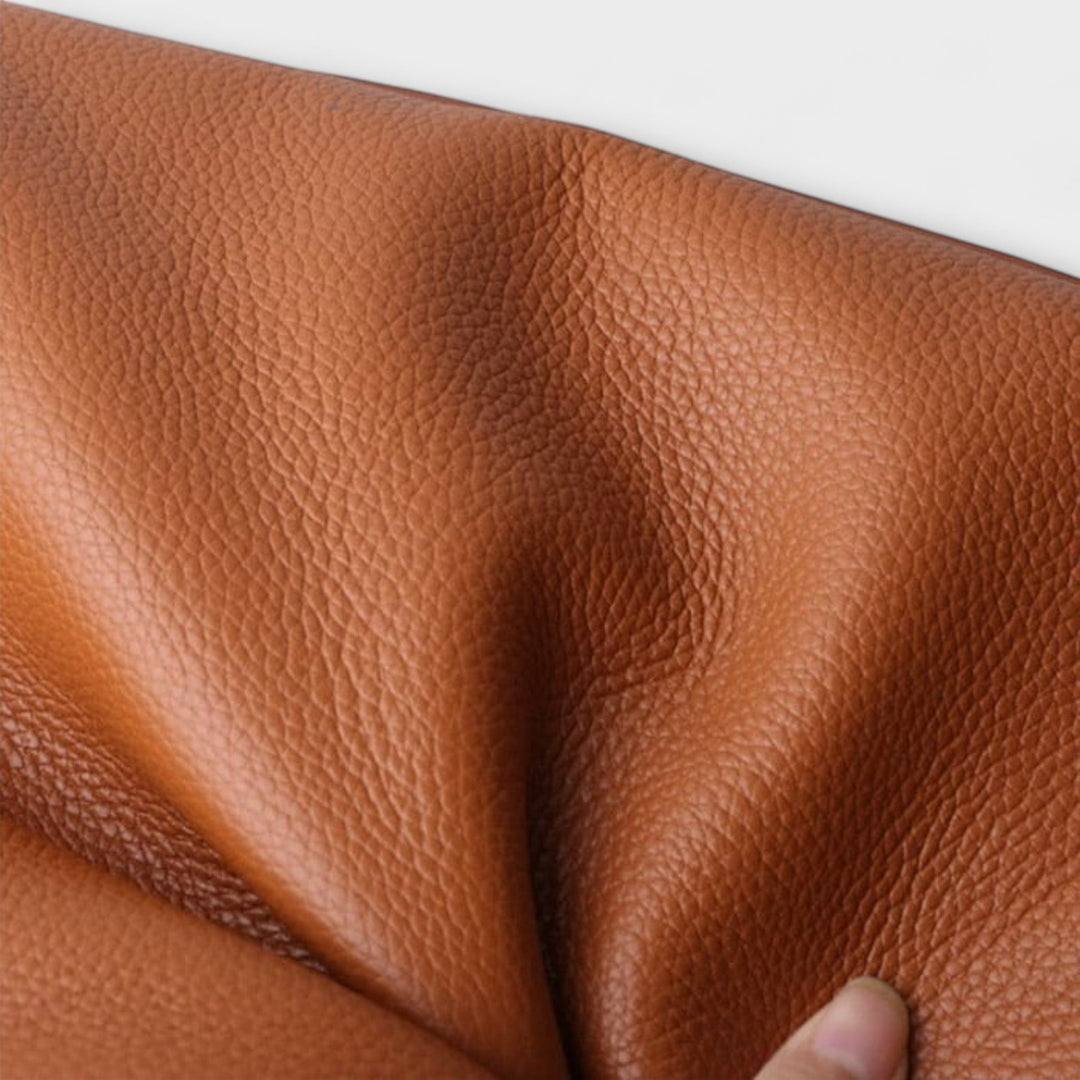 Women's Leather Tote Bag with Top Handles for Work