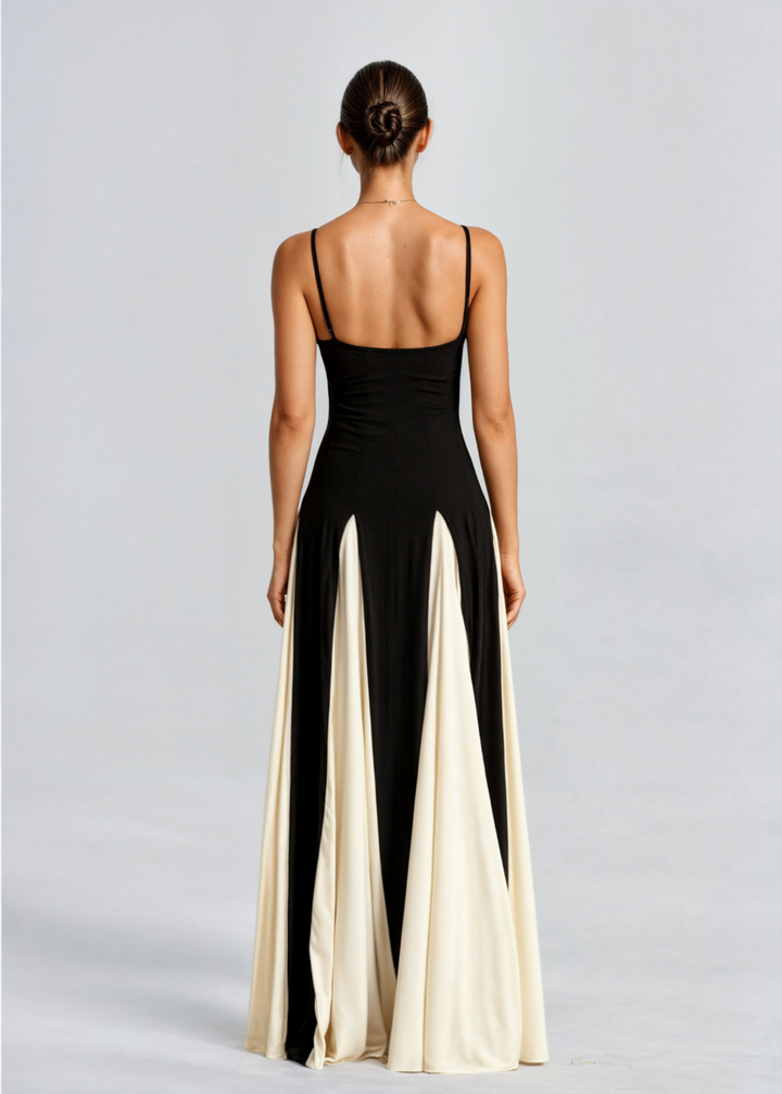 Women’s Maxi Cocktail Dress with Sculpted Top
