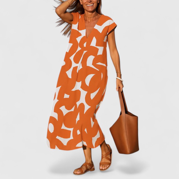 Women's Maxi Dress with Flattering Fit for Special Occasions