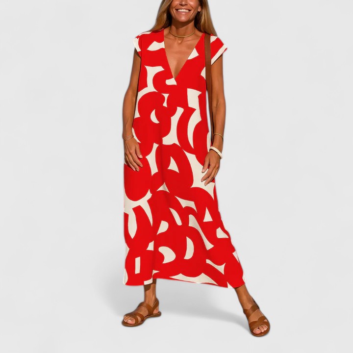 Women's Maxi Dress with Flattering Fit for Special Occasions