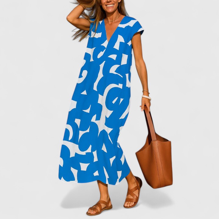 Women's Maxi Dress with Flattering Fit for Special Occasions