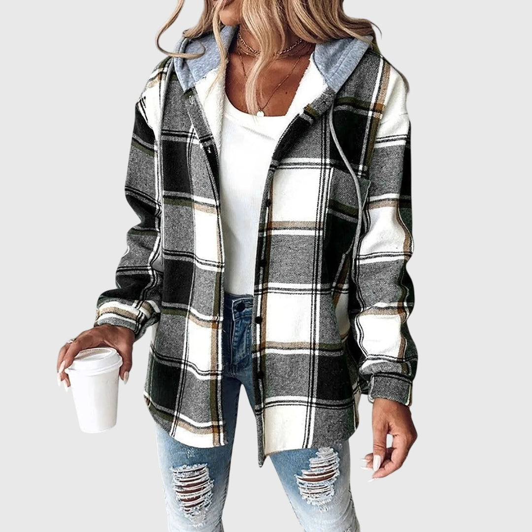 Women's Mesh Button Placket Jacket All-Day Comfort