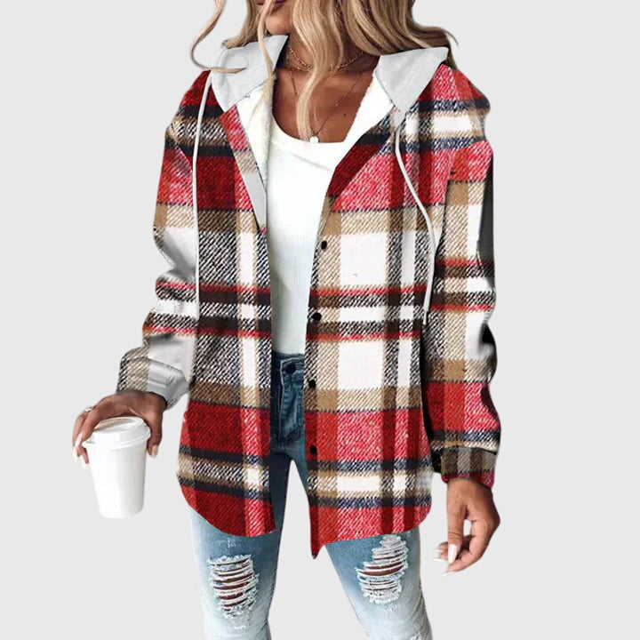 Women's Mesh Button Placket Jacket All-Day Comfort