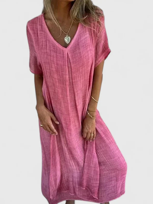 Women's Midi Dress with Comfort Fit for Casual Day Out