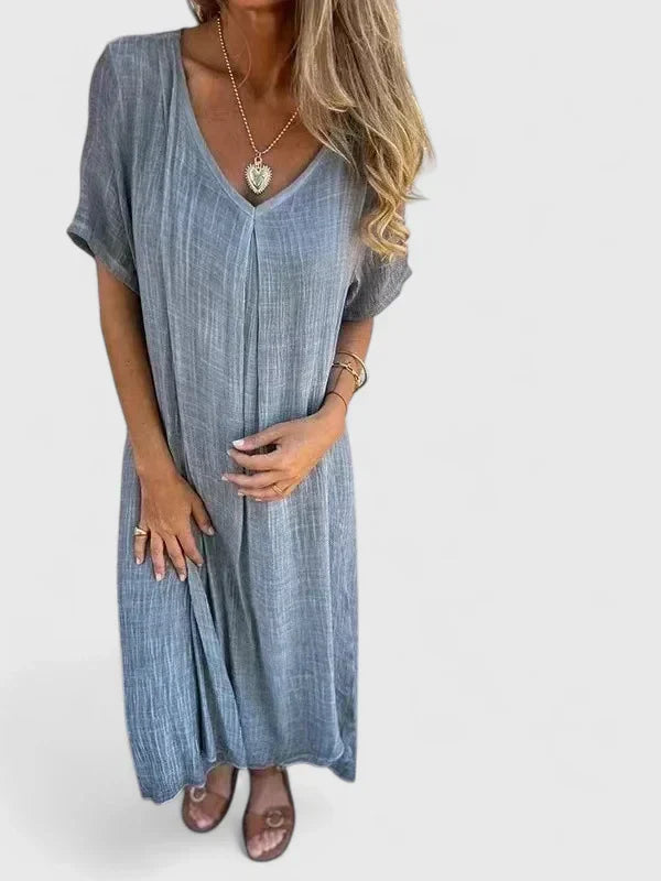 Women's Midi Dress with Comfort Fit for Casual Day Out