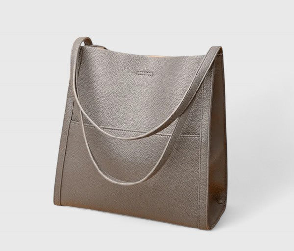Women's Minimalist Shoulder Bag with Clean Lines for Daily