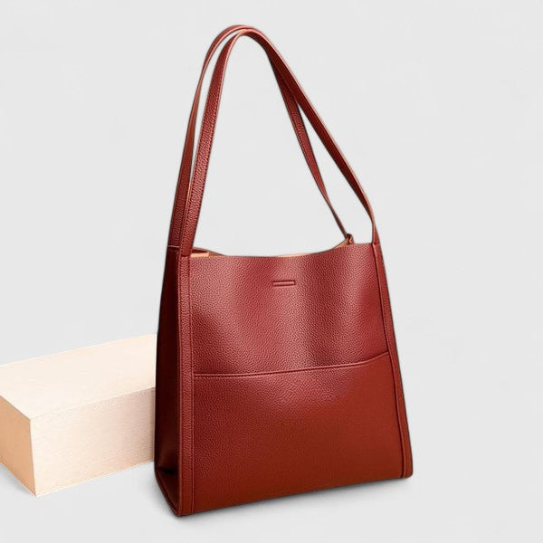 Women's Minimalist Shoulder Bag with Clean Lines for Daily