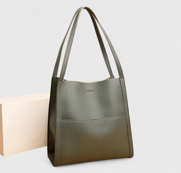 Women's Minimalist Shoulder Bag with Clean Lines for Daily
