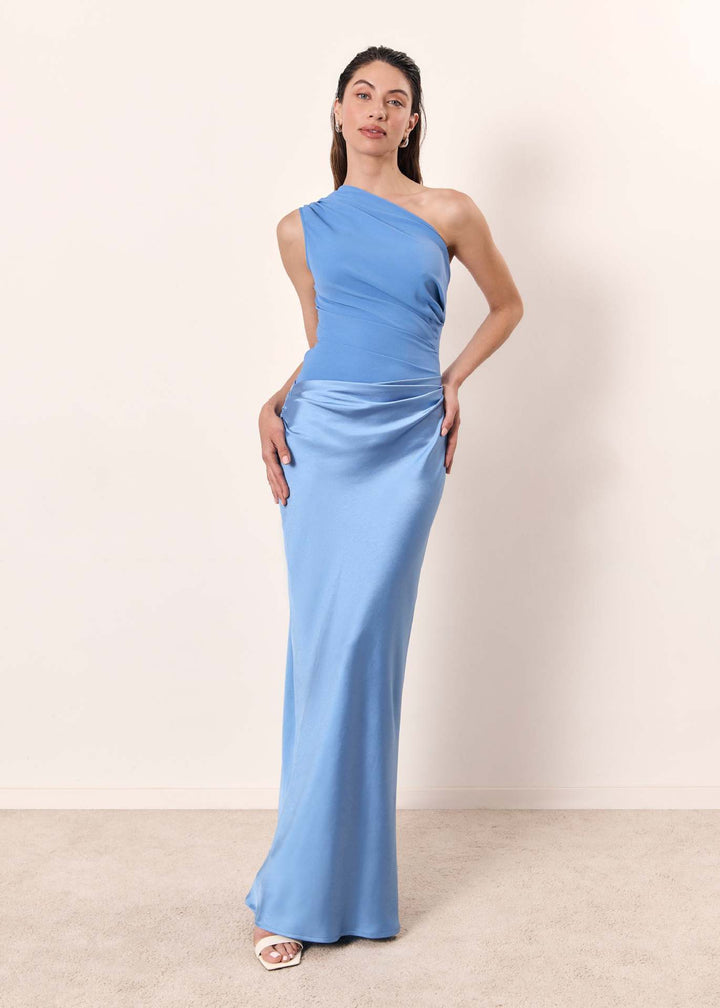 Women's One-Shoulder Dress with Asymmetric Neckline Weddings
