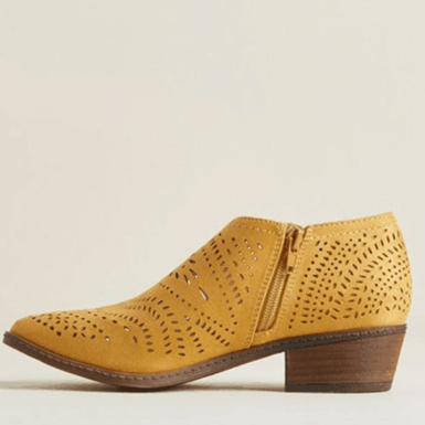 Women's Orthopaedic Ankle Boots with Cutouts for Office