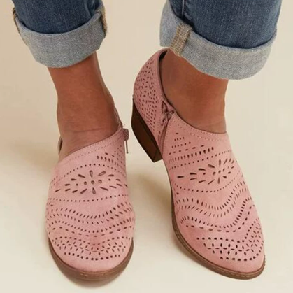 Women's Orthopaedic Ankle Boots with Cutouts for Office