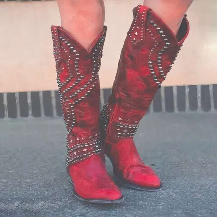 Women's Orthopaedic Boots with Knee-High Fit for Evening Out