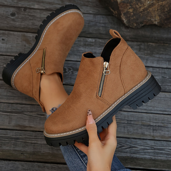 Women's Orthopaedic Boots with Leopard Print for Everyday Wear