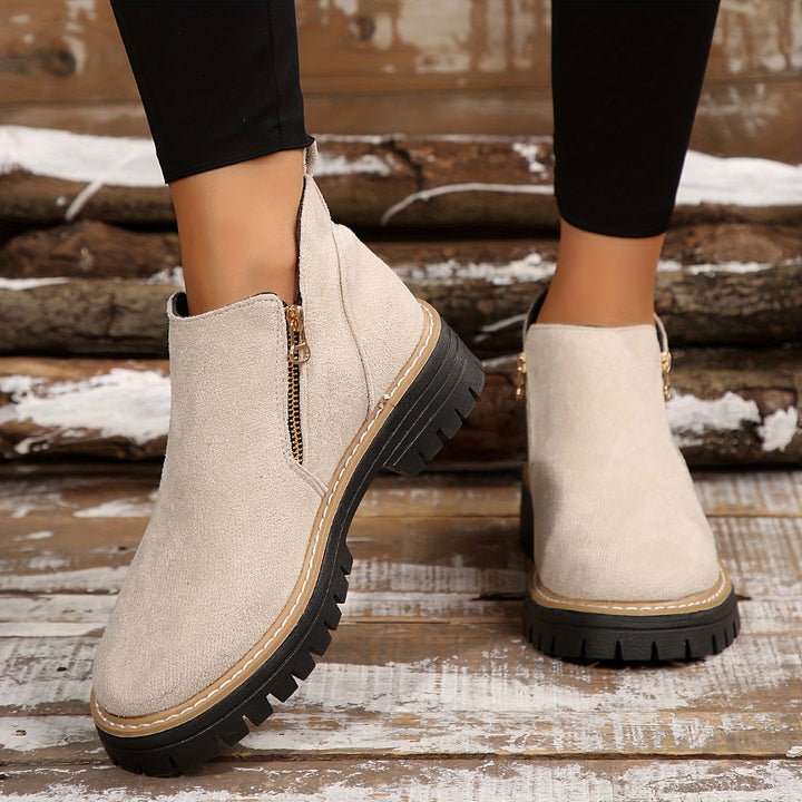Women's Orthopaedic Boots with Leopard Print for Everyday Wear